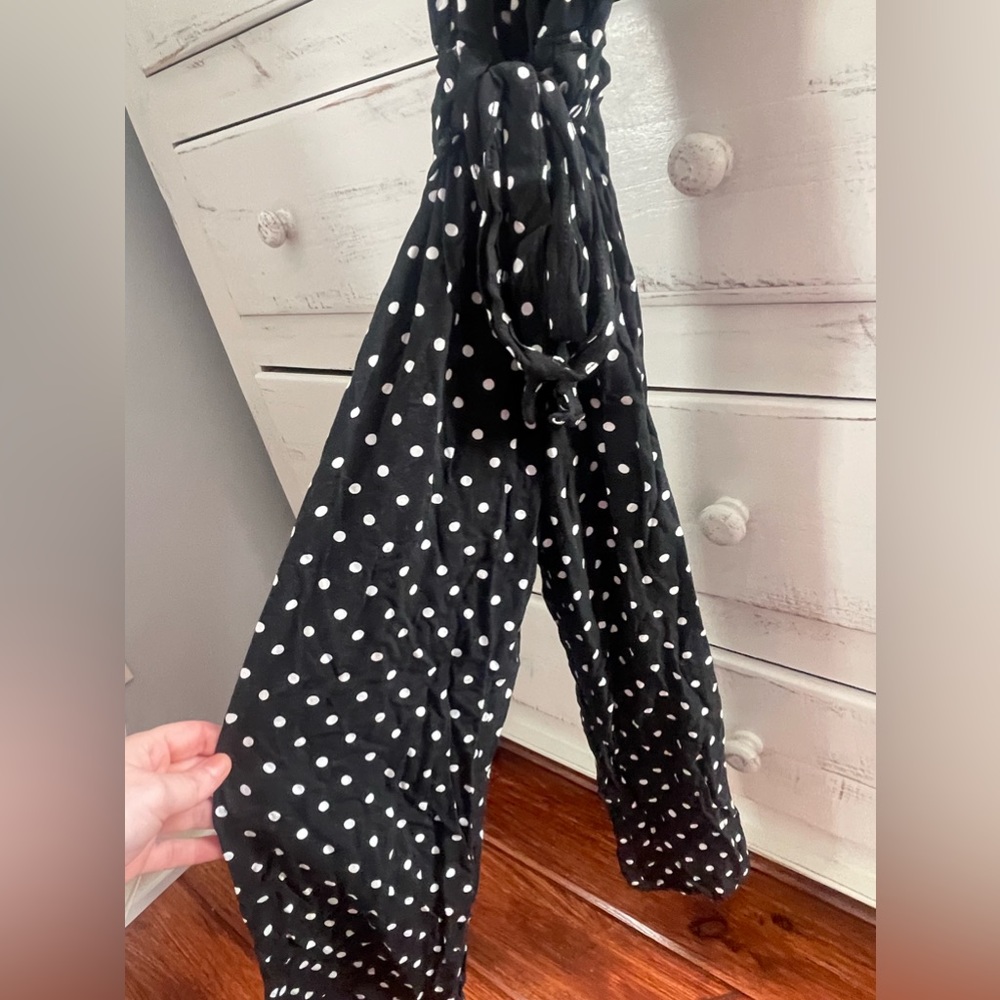 Stylish polka dotted romper Kids size 7-8.